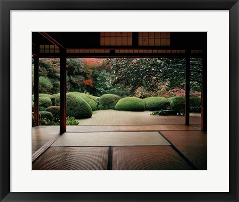 Framed Shisendo, Kyoto Prefecture, Honshu, Japan Print