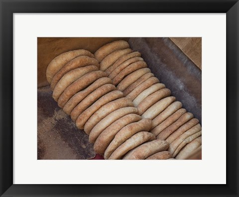 Framed Bread Baked in Oven, Fes, Morocco Print