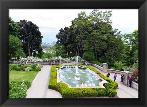 Framed Casa Loma Gardens, Toronto, Ontario, Canada Print