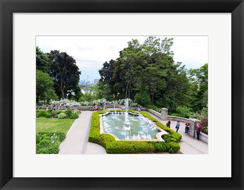 Framed Casa Loma Gardens, Toronto, Ontario, Canada Print