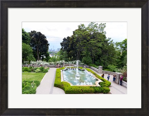 Framed Casa Loma Gardens, Toronto, Ontario, Canada Print