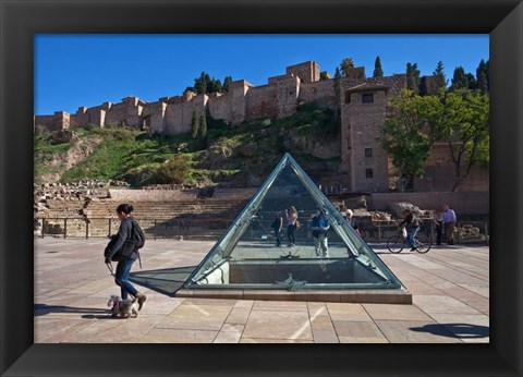 Framed Alcazaba, 11th Century Moorish Fortress, Spain Print