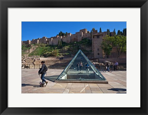 Framed Alcazaba, 11th Century Moorish Fortress, Spain Print