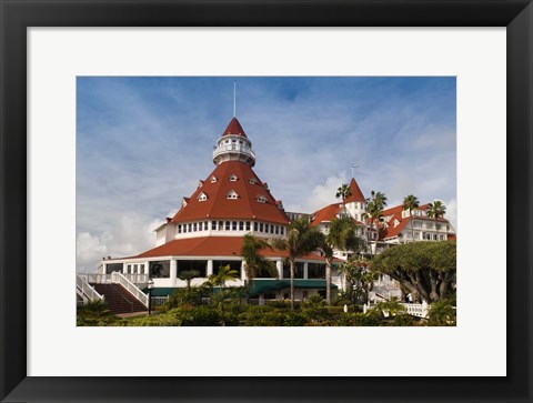 Framed Hotel del Coronado, Coronado, San Diego County Print