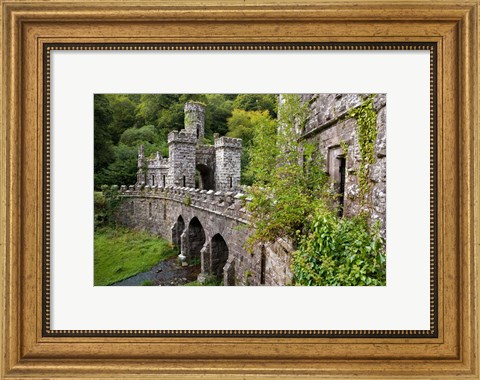 Framed Ballysaggartmore Towers, Lismore, County Waterford, Ireland Print