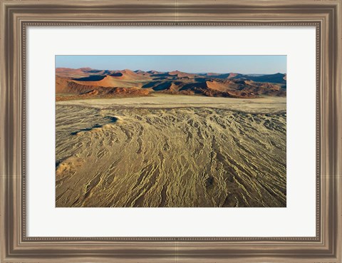 Framed Sossusvlei, Namib Desert, Namib-Naukluft National Park Print