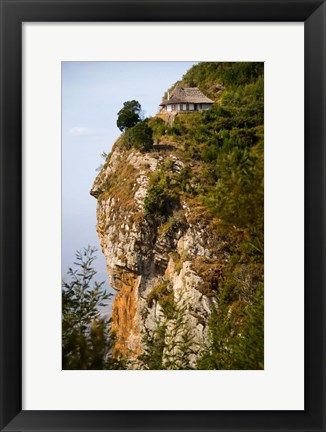 Framed Cottage on a Cliff, Usambara Mountains, Tanzania Print