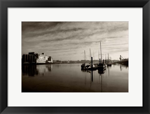 Framed Early Morning River Suir, Waterford City, Ireland Print