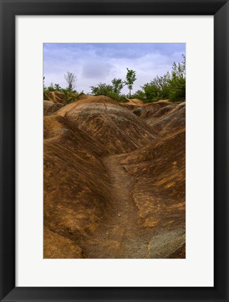 Framed Cheltenham Badlands in Caledon, Ontario, Canada Print