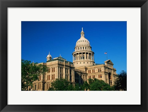 Framed State Capitol Building, Austin, TX Print