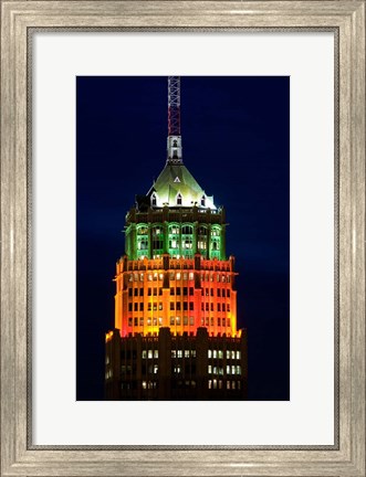 Framed Tower Of The Americas, San Antonio, Texas Print