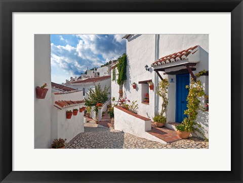 Framed El Acebuchal, Ghost Village, Andalucia, Spain Print