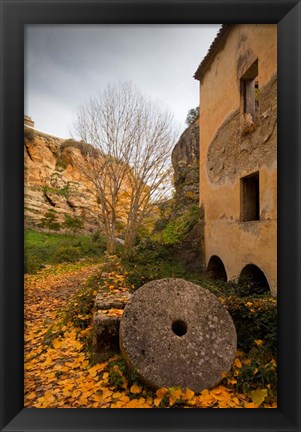 Framed Old Flower Mill, Alhama de Granada, Spain Print