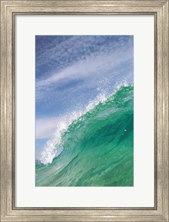 Framed Splashing Wave Print