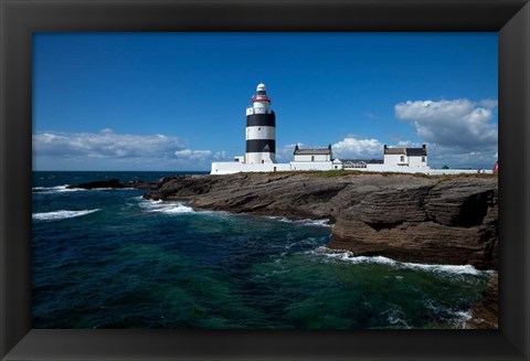 Framed Hook Head Lighthouse, County Wexford, Ireland Print