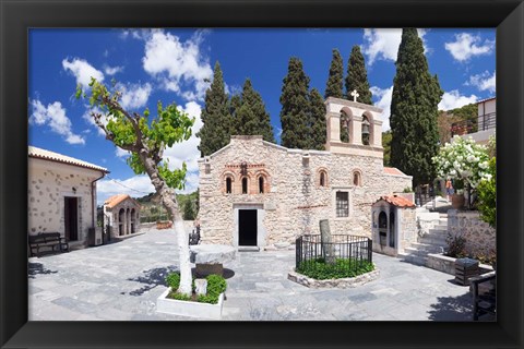 Framed Keras Kardiotissas Monastery, Kera, Crete, Greece Print