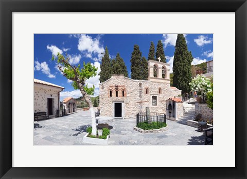 Framed Keras Kardiotissas Monastery, Kera, Crete, Greece Print