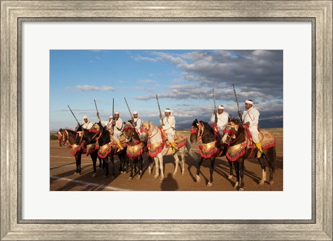 Framed Berber Horsemen, Dades Valley, Morocco Print