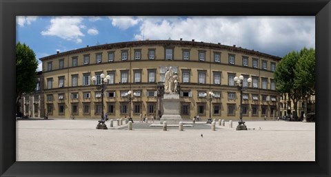 Framed Ducal Palace, Piazza Napoleone, Lucca, Tuscany, Italy Print