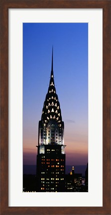 Framed Chrysler Building, Manhattan, New York City Print