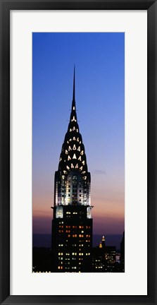 Framed Chrysler Building, Manhattan, New York City Print