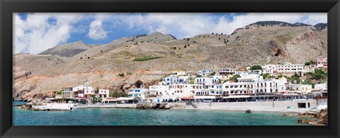 Framed View of the Hora Sfakion, Crete, Greece Print