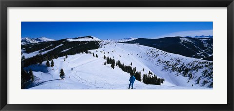 Framed Vail Ski Resort, Colorado Print