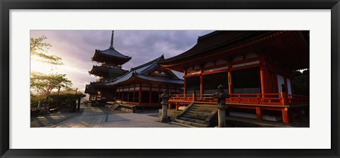 Framed Kiyomizu-Dera Temple, Kyoto, Japan Print