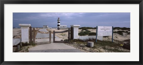 Framed Cape Recife Lighthouse, Republic of South Africa Print