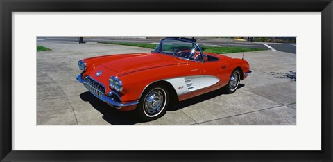 Framed 1959 Corvette Print