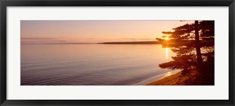 Framed Stockton Island, Lake Superior, Wisconsin Print