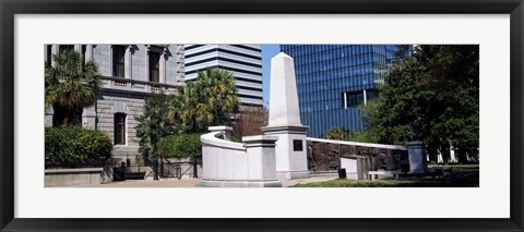 Framed African American History Monument, South Carolina State House Print