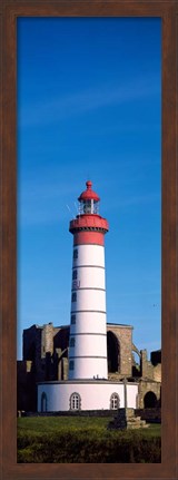 Framed Saint Mathieu Lighthouse, Finistere, Brittany, France Print