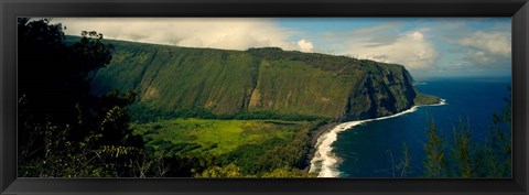 Framed Waipio Valley, Big Island, Hawaii Print