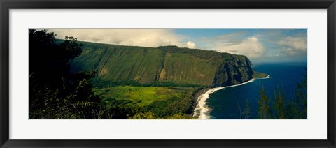 Framed Waipio Valley, Big Island, Hawaii Print