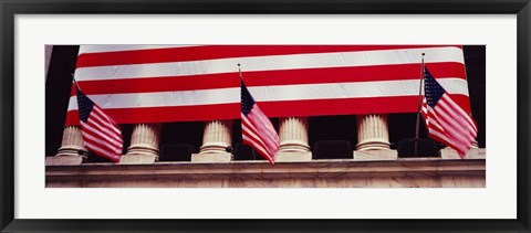 Framed New York Stock Exchange, Manhattan, New York City Print