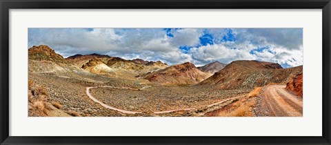 Framed Titus Canyon Road, Death Valley National Park, California Print