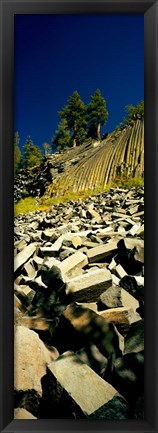 Framed Devils Postpile National Monument, Mammoth Mountain, California Print