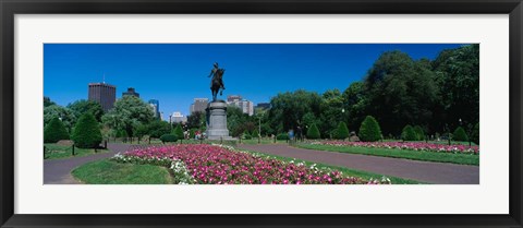 Framed Paul Revere Statue, Boston Public Garden, Massachusetts Print