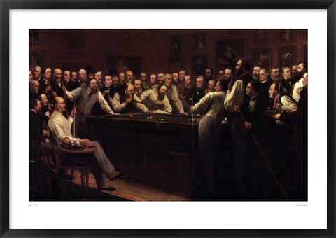 Framed Billiard Room Print