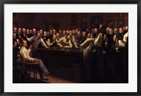 Framed Billiard Room Print