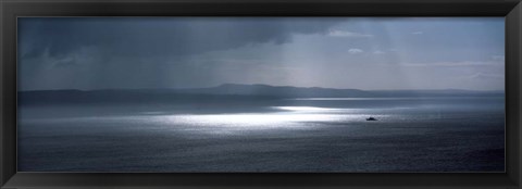 Framed Naval Ships, Baie De Douarnenez, Finistere, Brittany, France Print