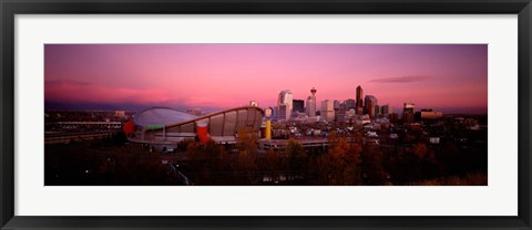 Framed Canada, Alberta, Calgary Print