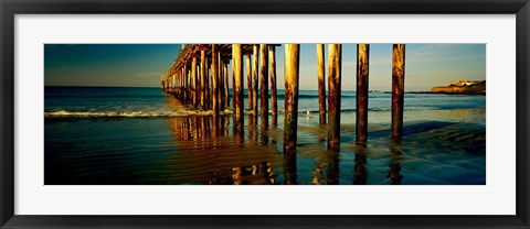 Framed Cayucos Pier, Cayucos, California Print