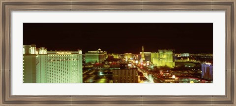 Framed Las Vegas Strip,Las Vegas, NV Print