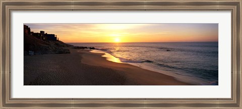 Framed Sunrise over Los Cabos, Mexico Print