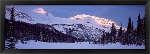 Framed Trophy Mountain, British Columbia, Canada Print