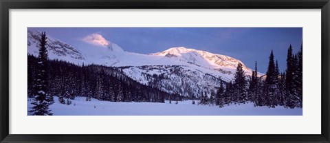 Framed Trophy Mountain, British Columbia, Canada Print