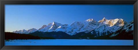 Framed Kananaskis Lake at Sunrise, Alberta, Canada Print