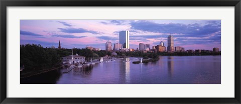 Framed Back Bay, Boston Print